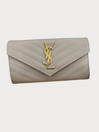YSL SAINT LAURENT Flap Wallet Brass(Large/Many) - LONDONKELLY 英國名牌代購