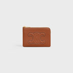 CELINE Coin and Card Pouch Cuir Triomphe | 賽琳 卡套 (Tan)