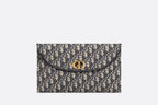 CHRISTIAN DIOR 30 Montaigne Avenue Pouch with Flap | 迪奧 手袋 (藍色老花) - LondonKelly 英國名牌代購