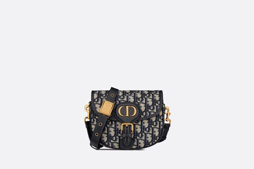 CHRISTIAN DIOR Small Dior Bobby Bag | 迪奧 Bobby手袋 (小碼/藍色老花) - LONDONKELLY