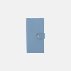 PRADA Large Saffiano and Leather Wallet | 普拉達 長銀包 (Light Blue)