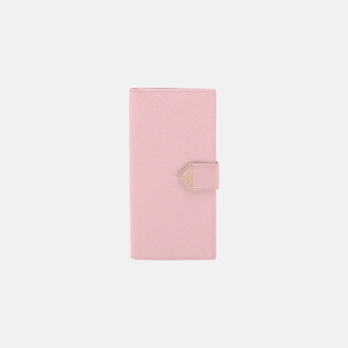 PRADA Large Saffiano and Leather Wallet | 普拉達 長銀包 (Pink)