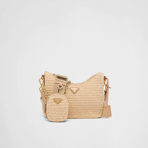 PRADA Re-Edition 2005 Raffia Bag | 普拉達 草編袋 (Natural)