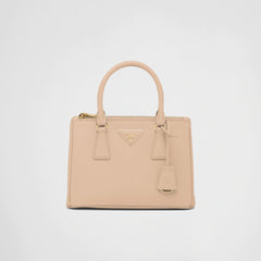 PRADA Small Prada Galleria Saffiano Leather Bag | 普拉達 手袋 (Beige)