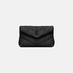 YSL SAINT LAURENT Puffer Small Pouch | 聖羅蘭 手袋 (黑色)